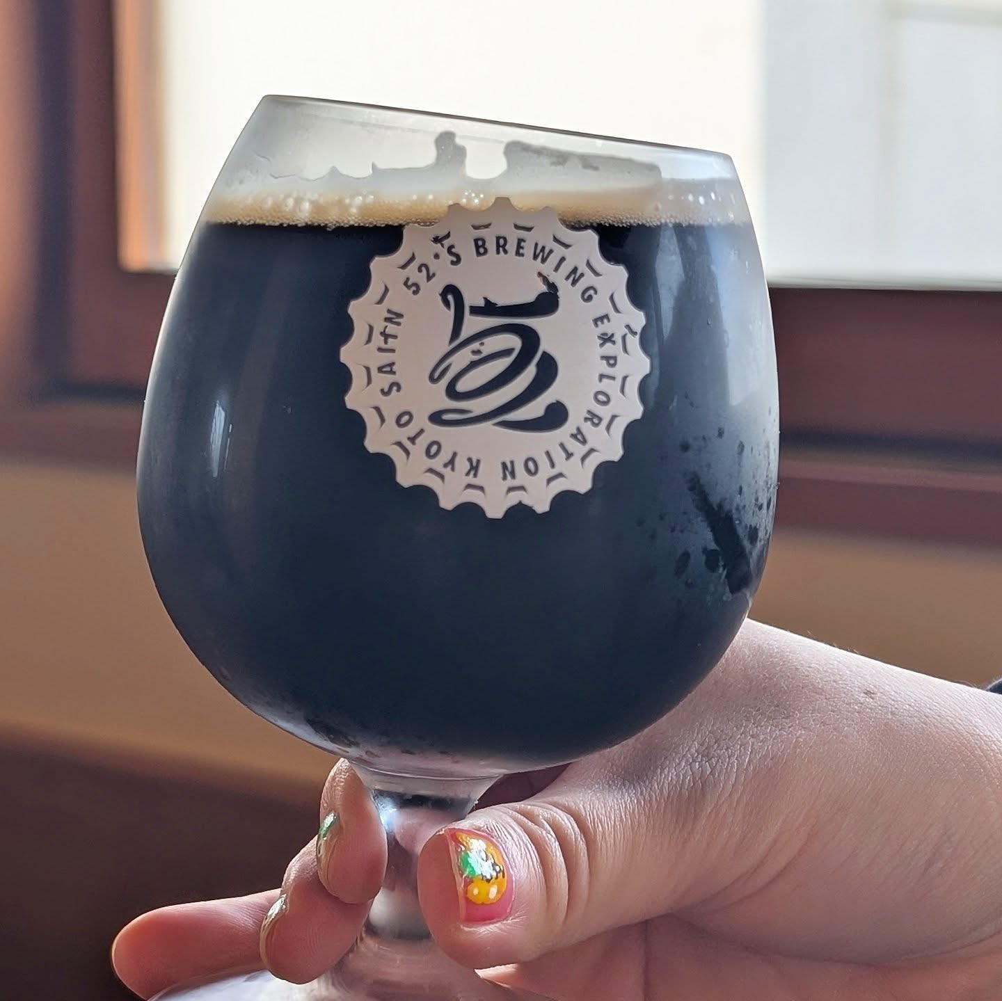 山本ホップが頂いた52's Brewing Explorationの「濡烏 Stout」