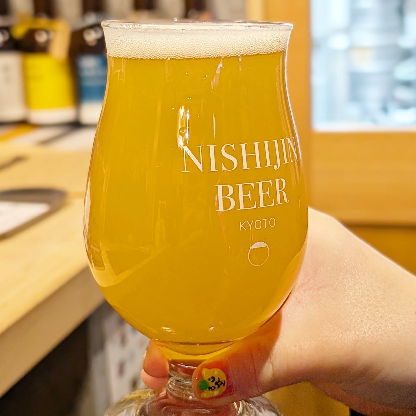 山本ホップが頂いた西陣麦酒の「銀蘭のオリゼ Brut IPA」