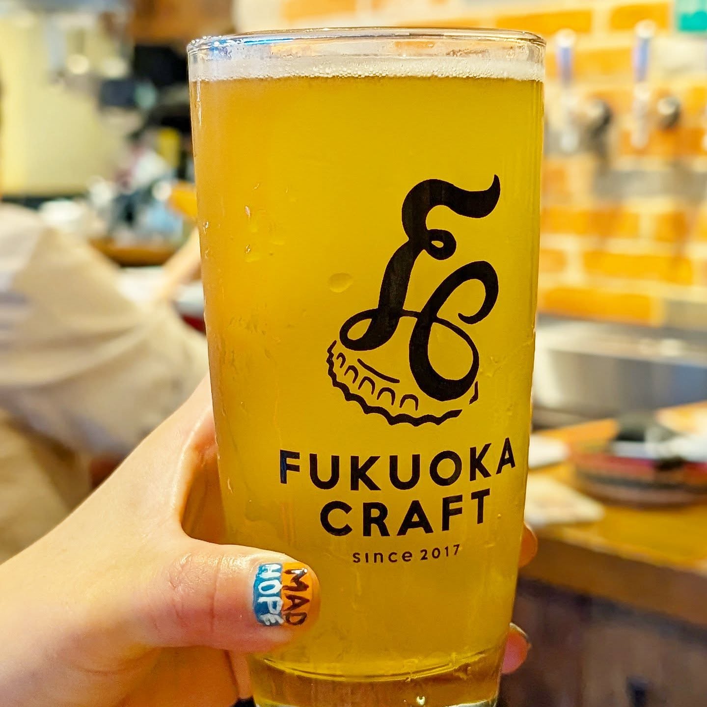 山本ホップが頂いたFUKUOKA CRAFTの「Lucky Devil」