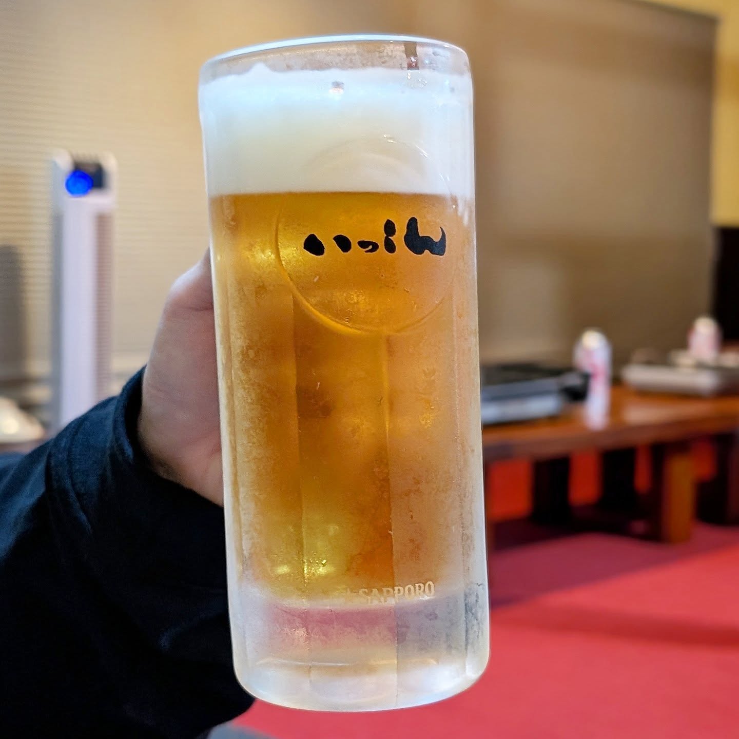 山本ホップが頂いたアサヒビールの「アサヒスーパードライ」