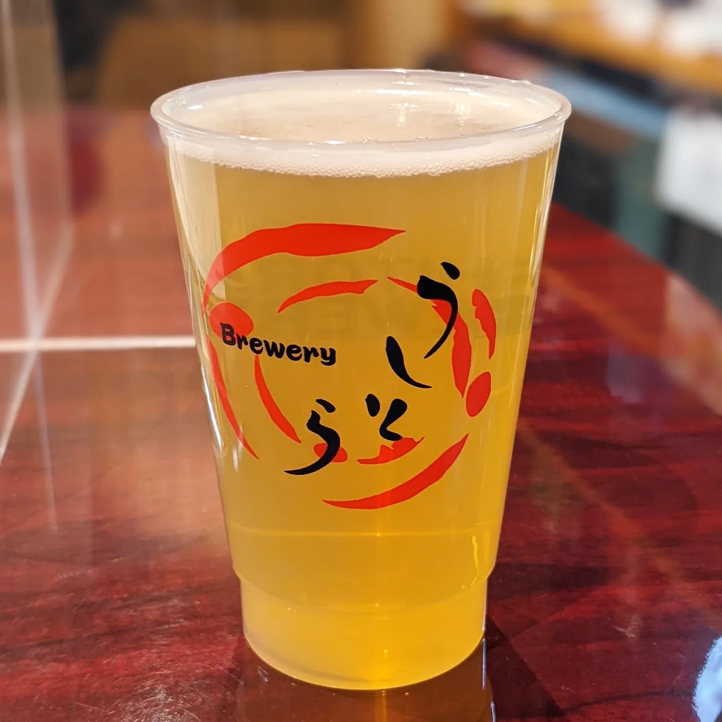 山本ホップが頂いたうしとらSTANDの「いっぱいどうぞ」