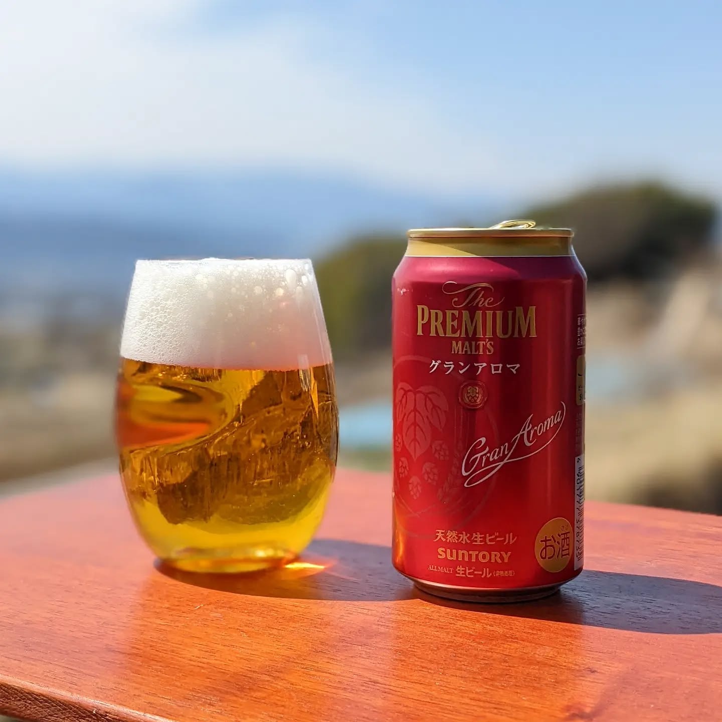 山本ホップが頂いたサントリーの「プレミアムモルツ グランアロマ」