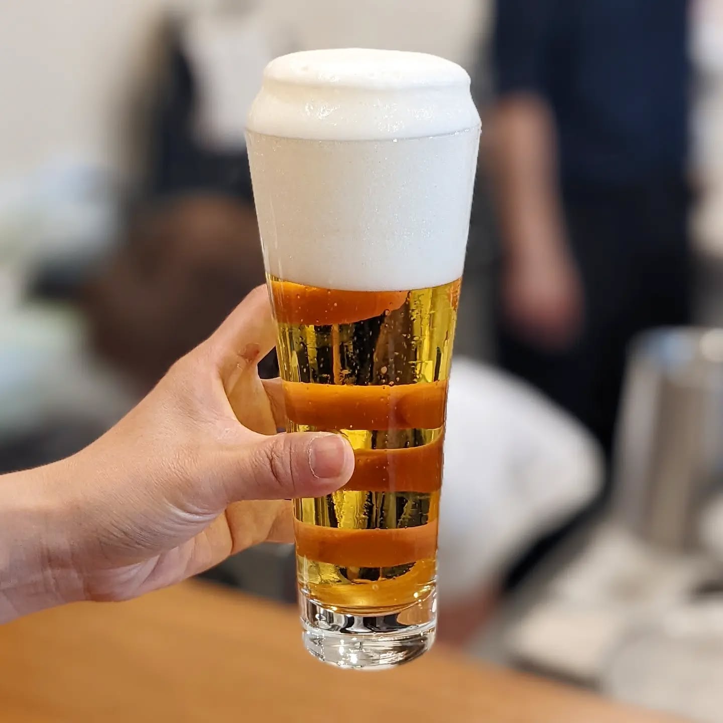 山本ホップが頂いたサッポロビールの「サッポロクラッシック 三度つぎ at BEER STAND MINATO」