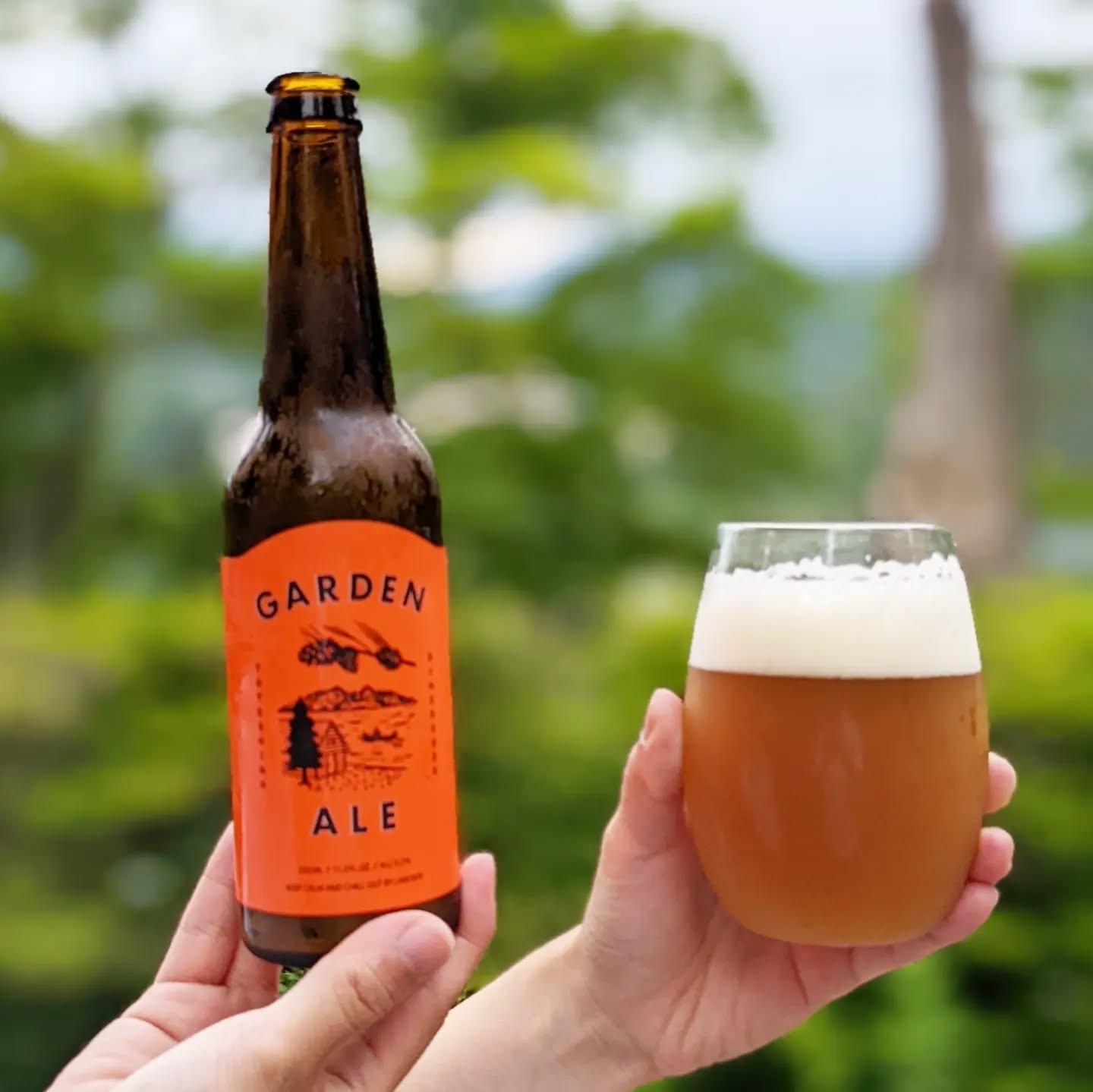 山本ホップが頂いた8peaks Breweryの「GARDEN ALE」