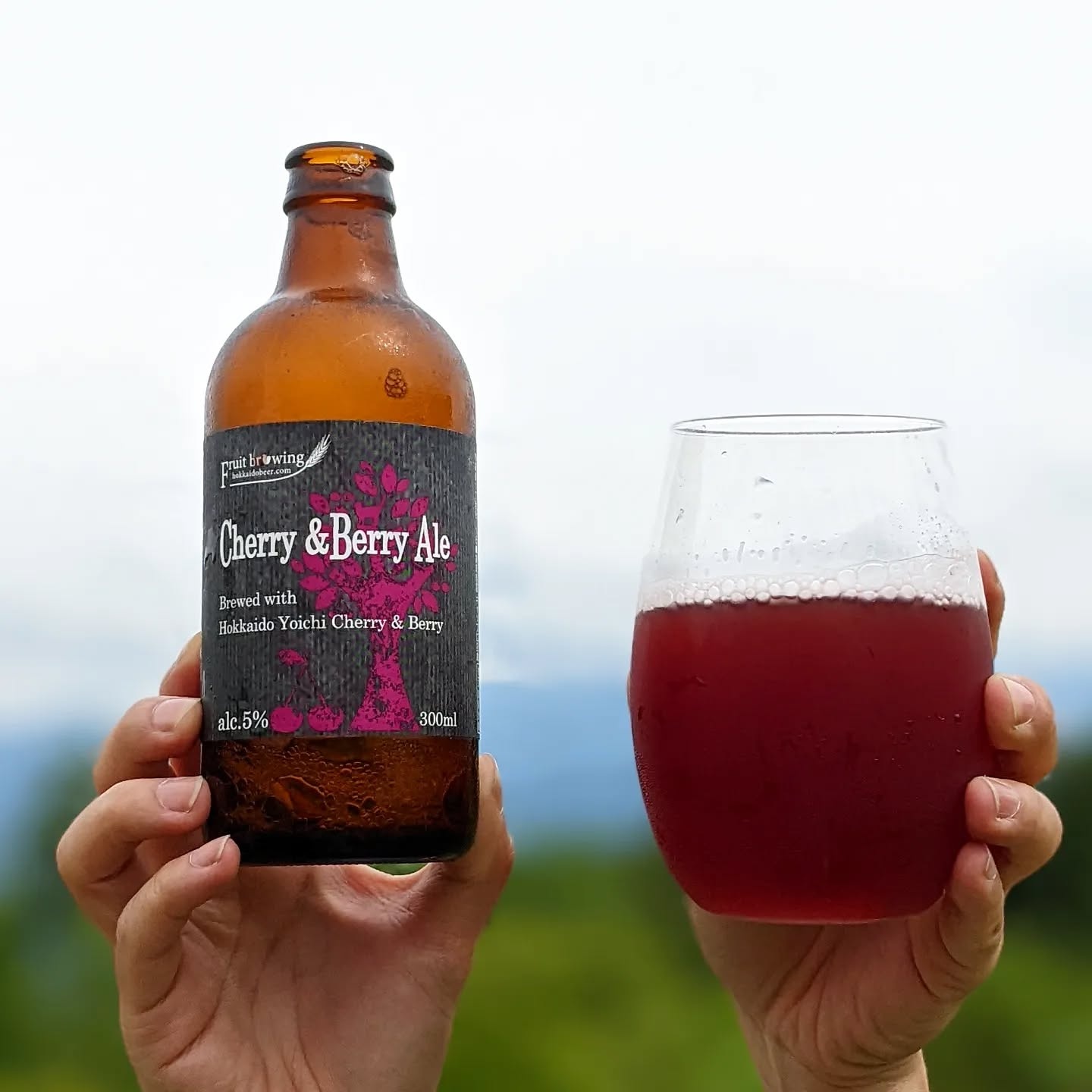 山本ホップが頂いた北海道麦酒醸造の「Cherry & Berry Ale」