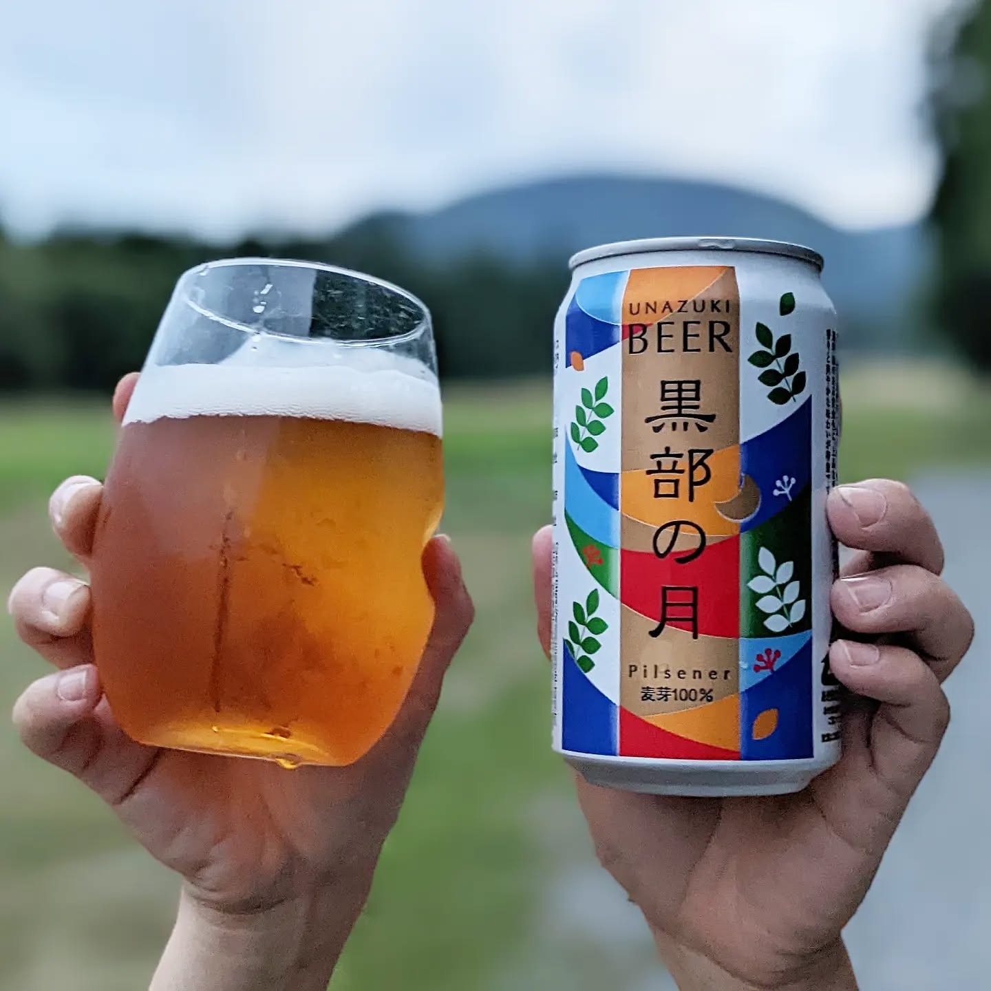 山本ホップが頂いた宇奈月ビールの「黒部の月 ピルスナー」