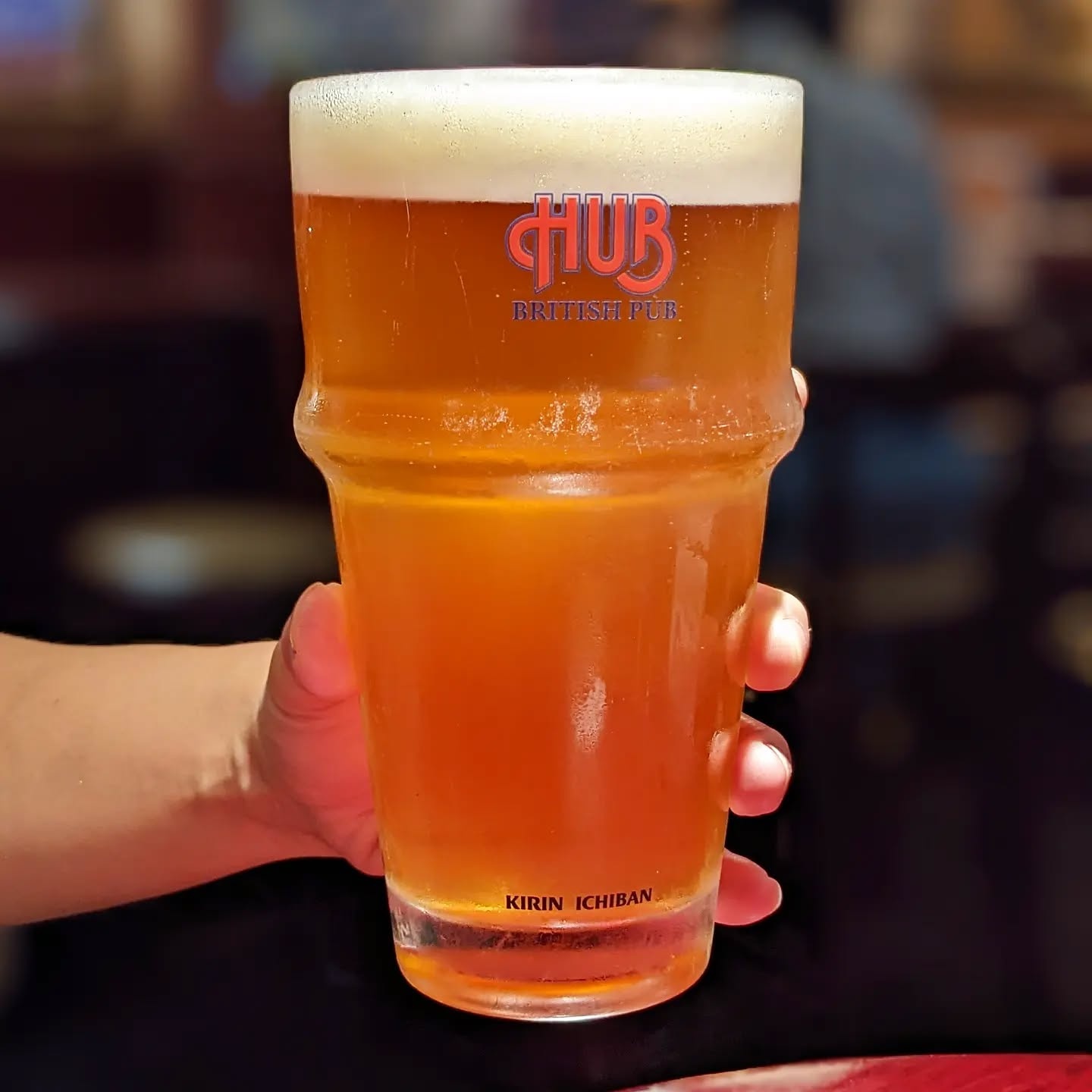 山本ホップが頂いたHUBの「BRITISH PUB HUB ハブエール HUB ALE」