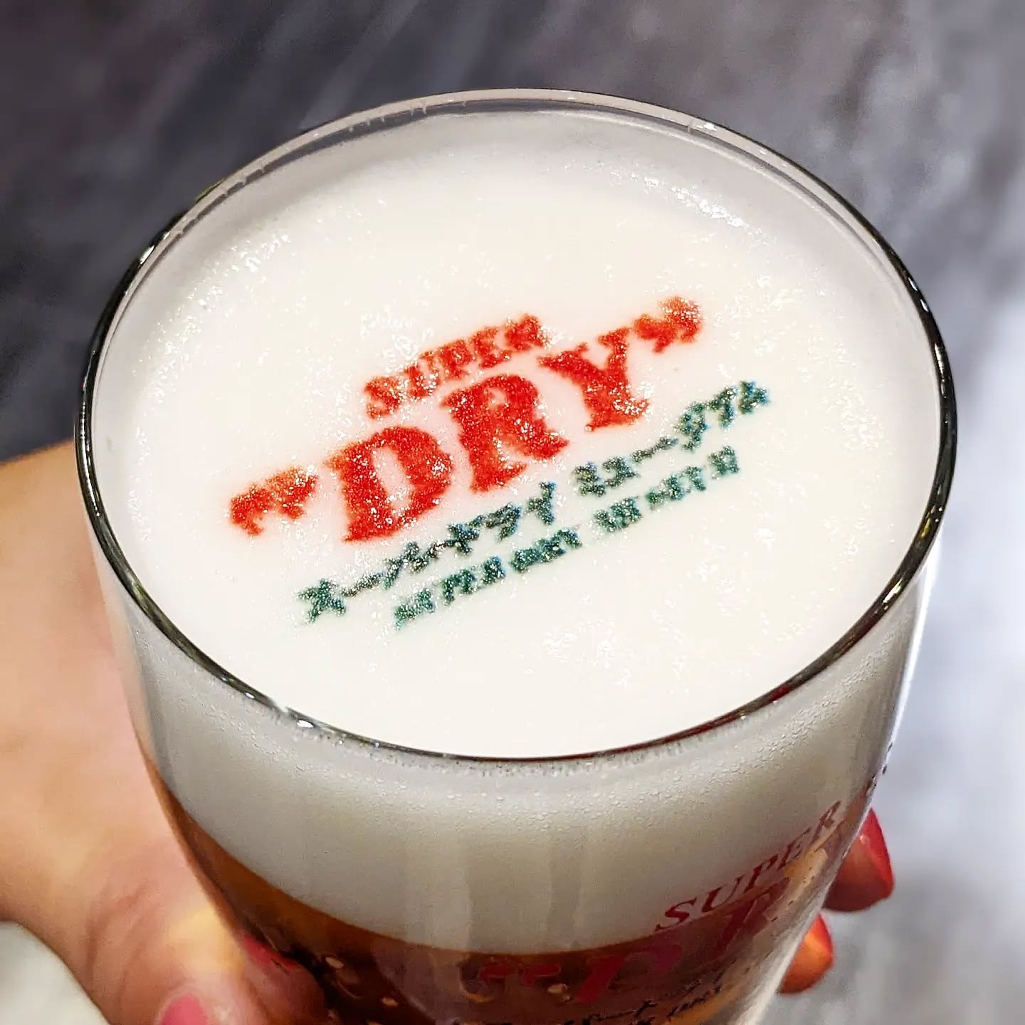 山本ホップが頂いたアサヒビールの「アサヒスーパードライ」