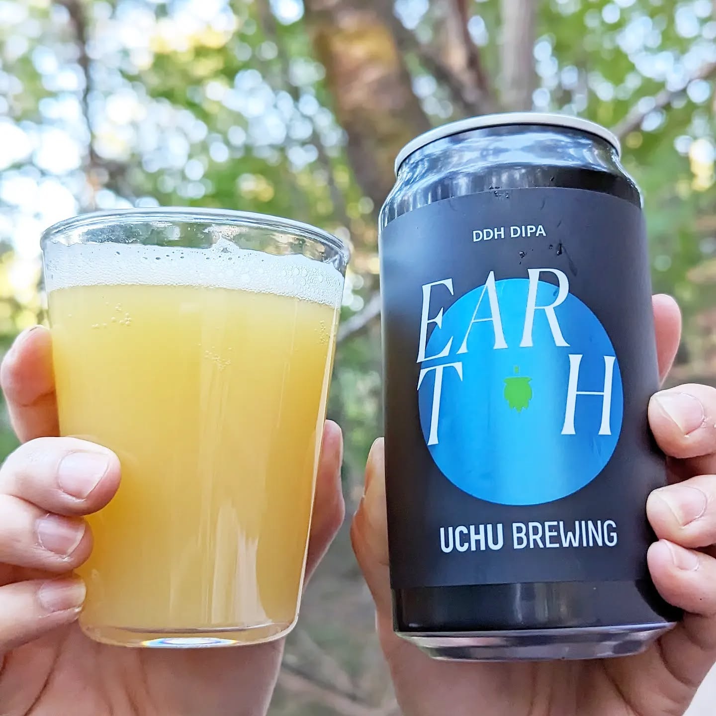 山本ホップが頂いたうちゅうブルーイングの「EARTH DDH DIPA」