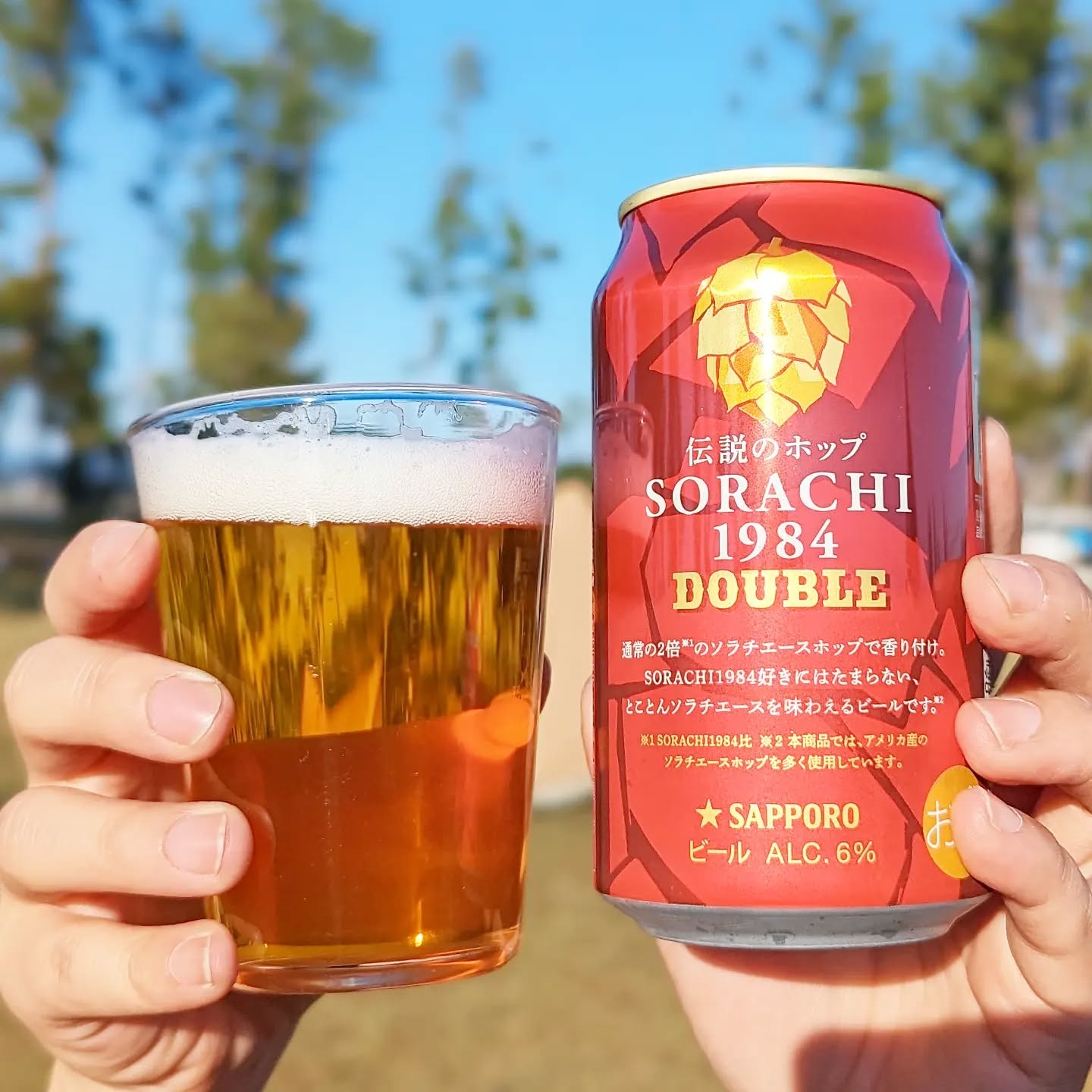 山本ホップが頂いたサッポロビールの「伝説のホップ SORACHI 1984 DOUBLE」