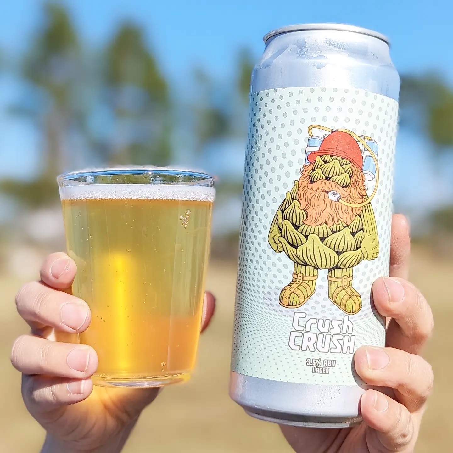 山本ホップが頂いたWEST COAST BREWINGの「Crush CRUSH」