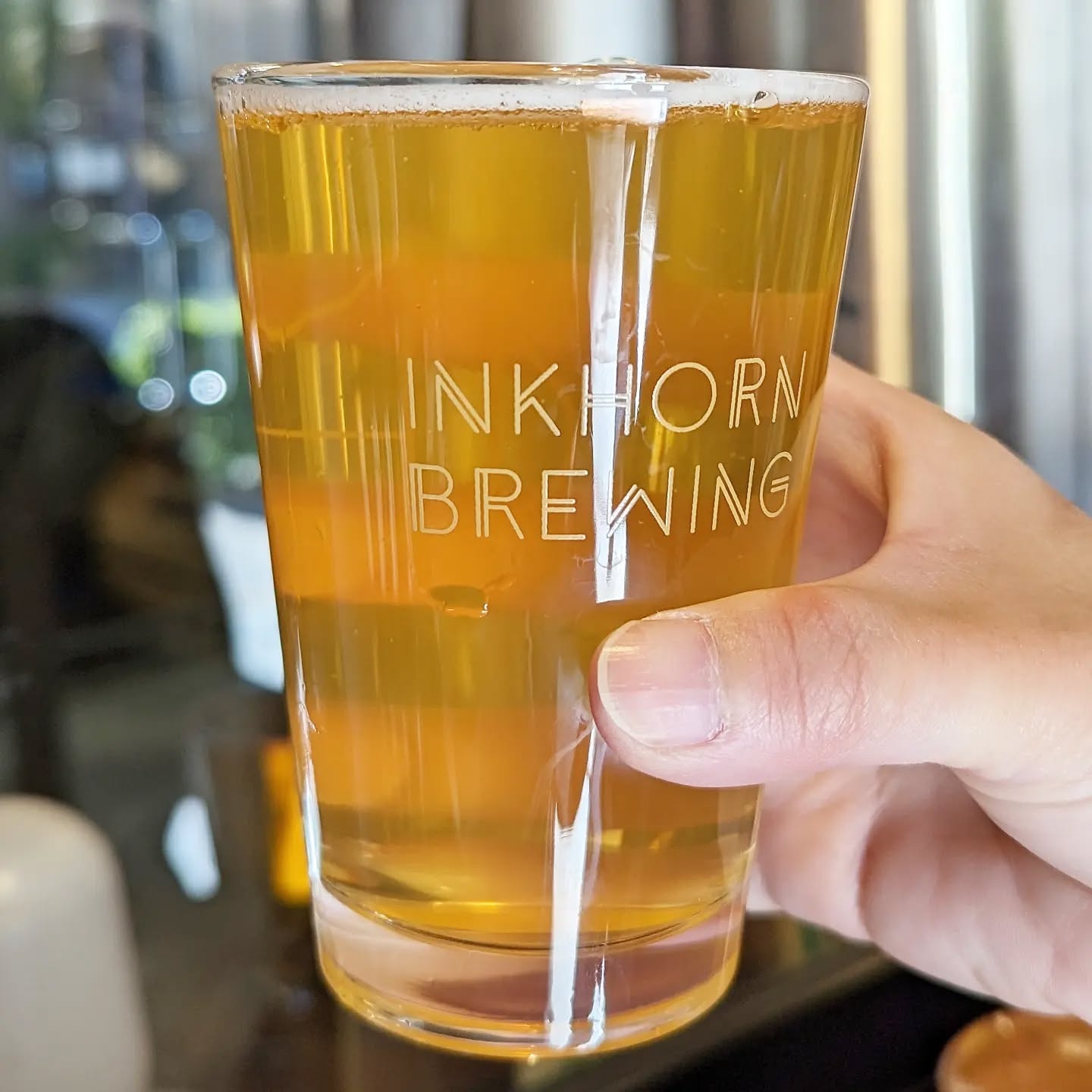 山本ホップが頂いたINKHORN BREWINGの「Two Saazer」