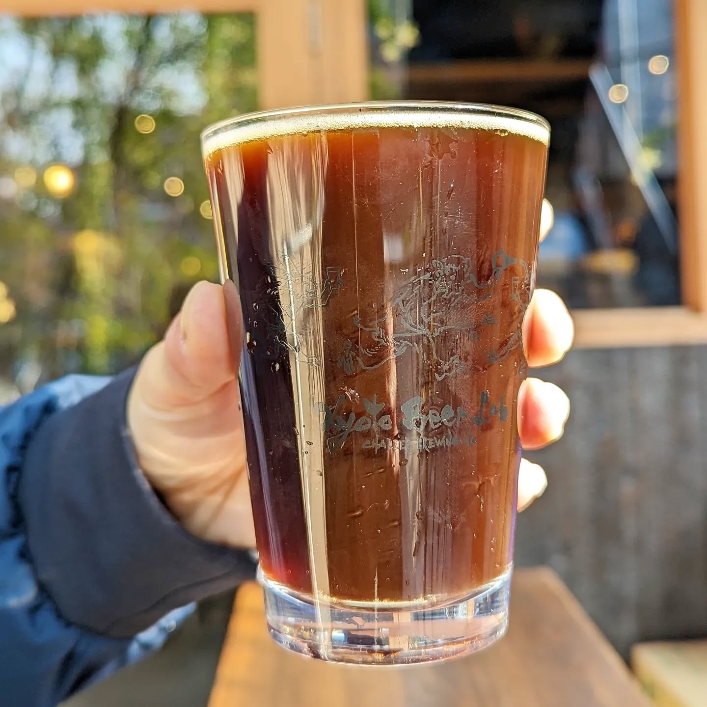 山本ホップが頂いたKyoto Beer Labの「ほうじ茶スタウトRoasted Tea Stout」