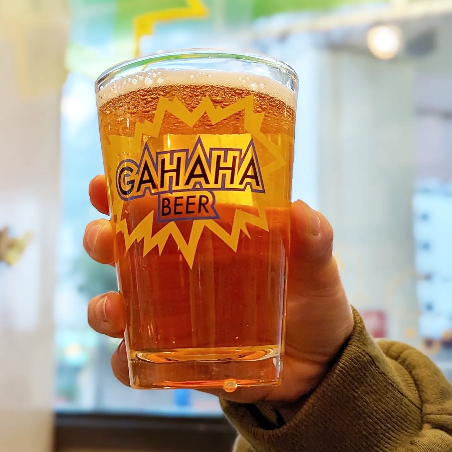 山本ホップが頂いたガハハビールの「馬場のゴールデン」