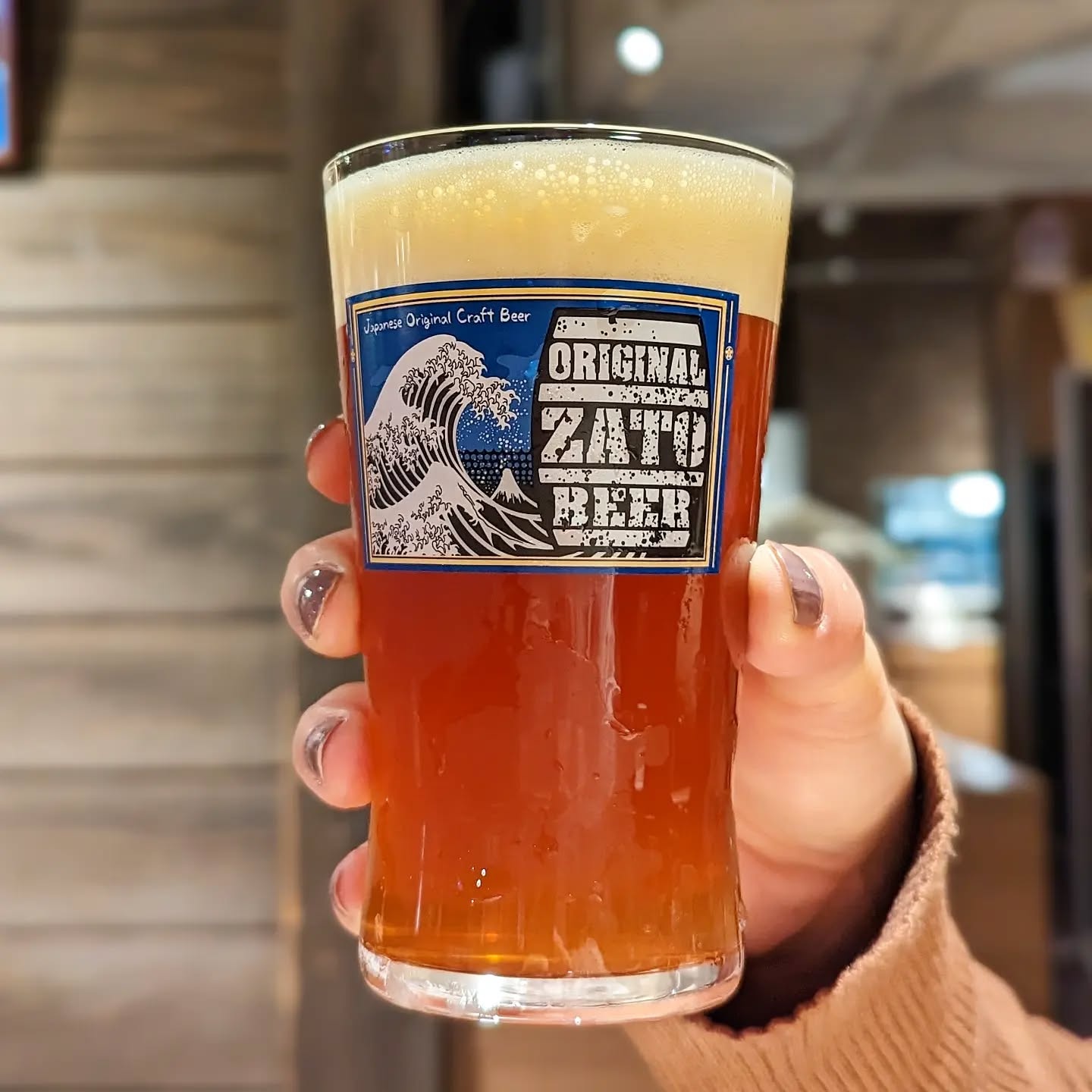 山本ホップが頂いたZATO BEERの「SOURYU BEER BELGIAN STYLE DUBBEL」