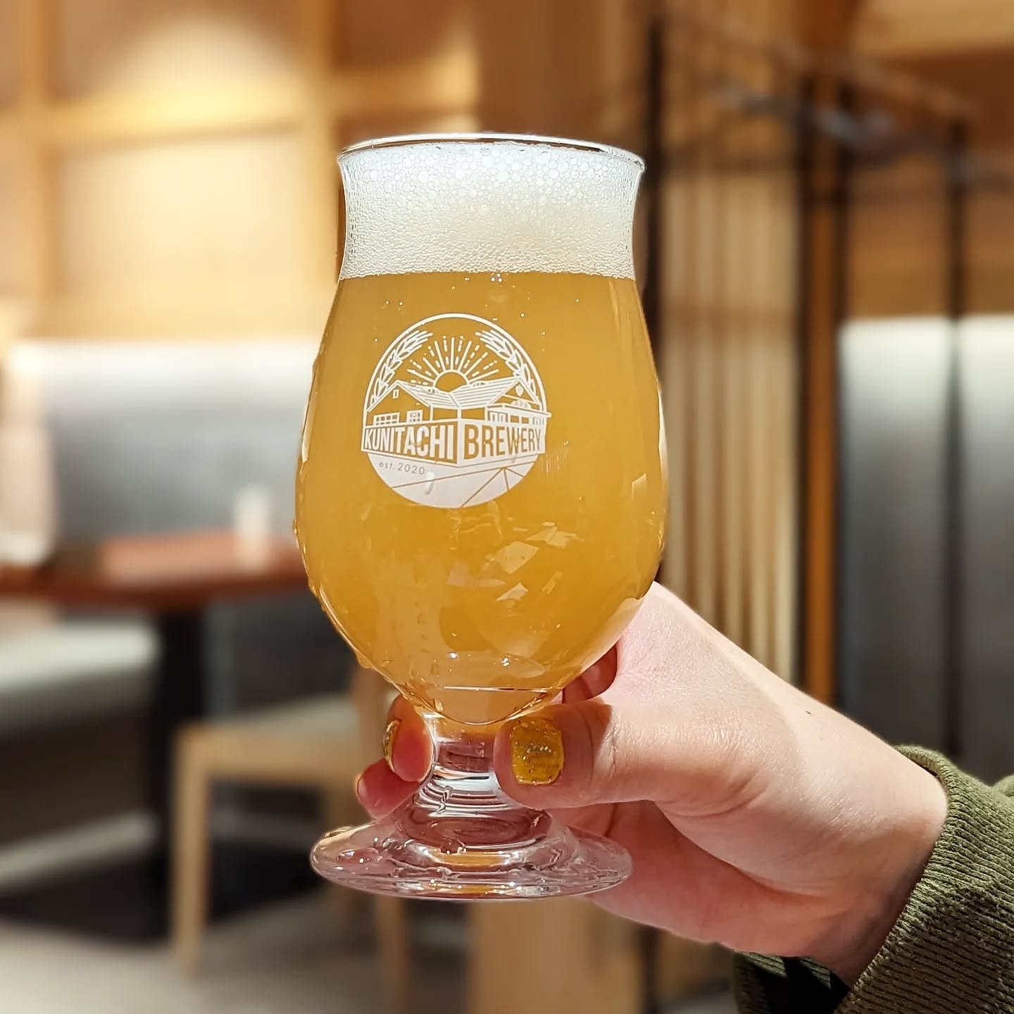 山本ホップが頂いたKUNITACHI BREWERYの「るつぼヘイジー」