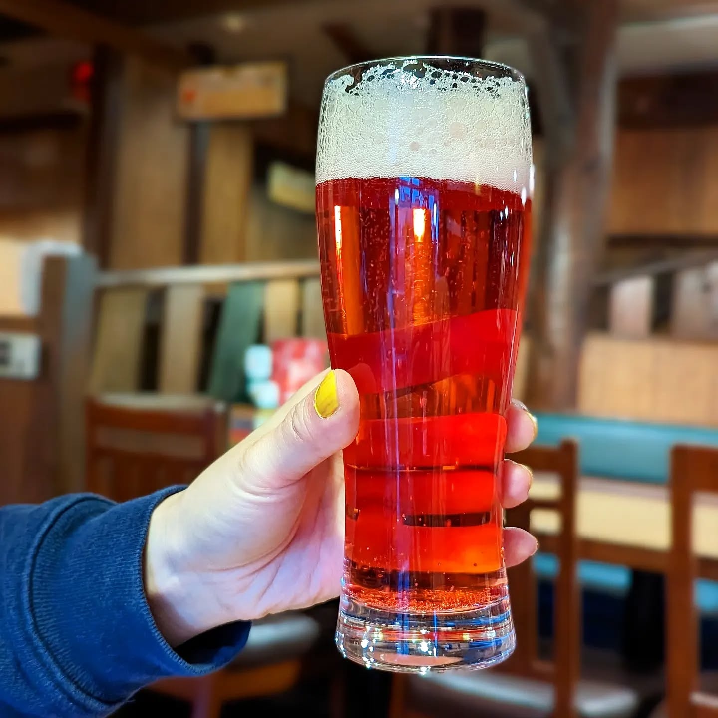 山本ホップが頂いたびっくりドンキーの「フランボワーズレッド」