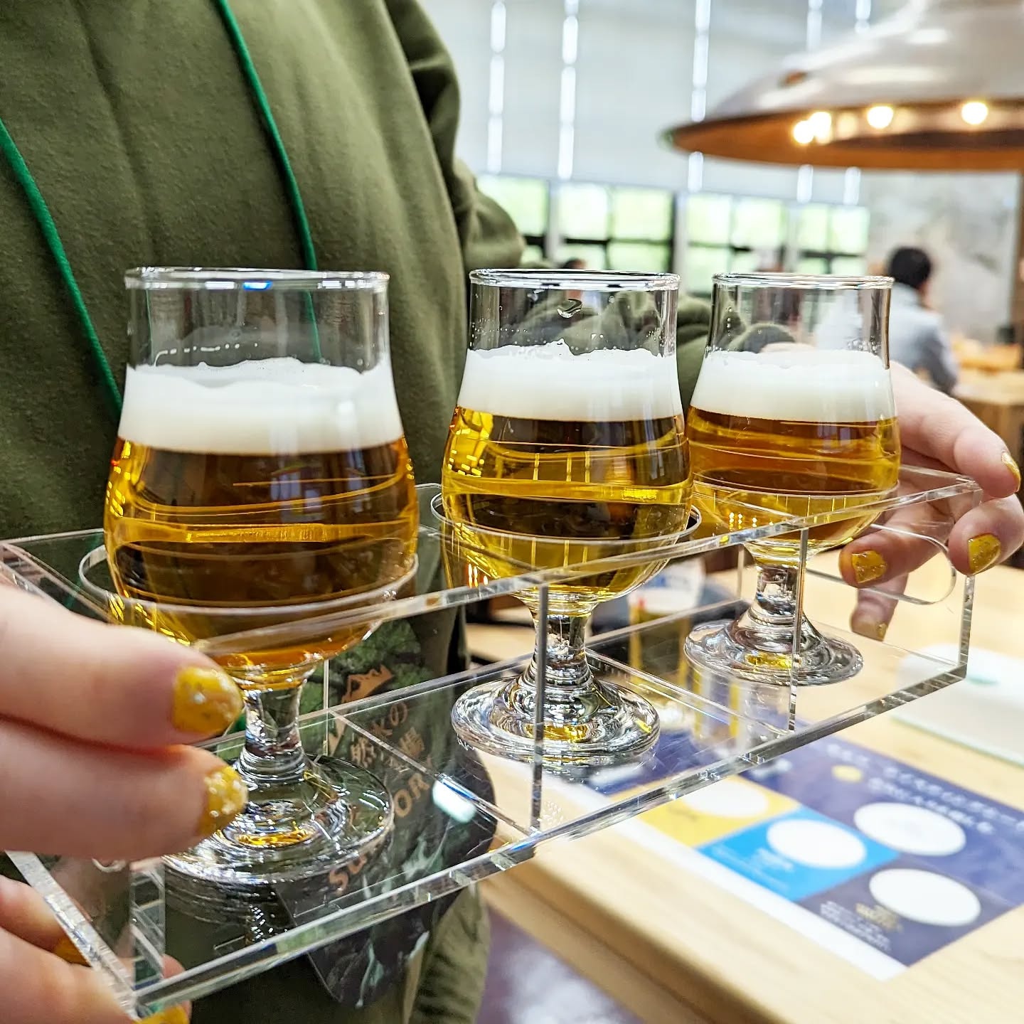 山本ホップが頂いたサントリーの「3種飲み比べ」