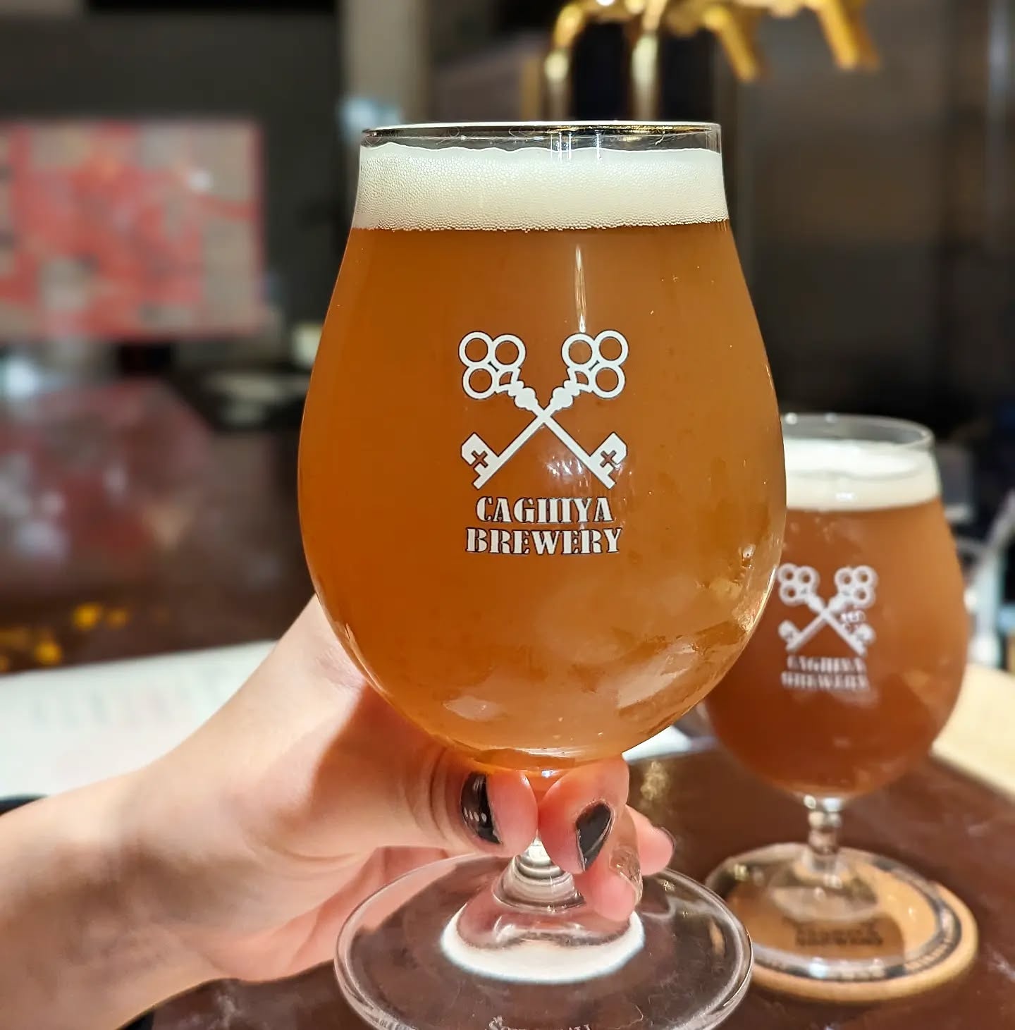 山本ホップが頂いたCAGHIYA BREWERYの「Session IPA」