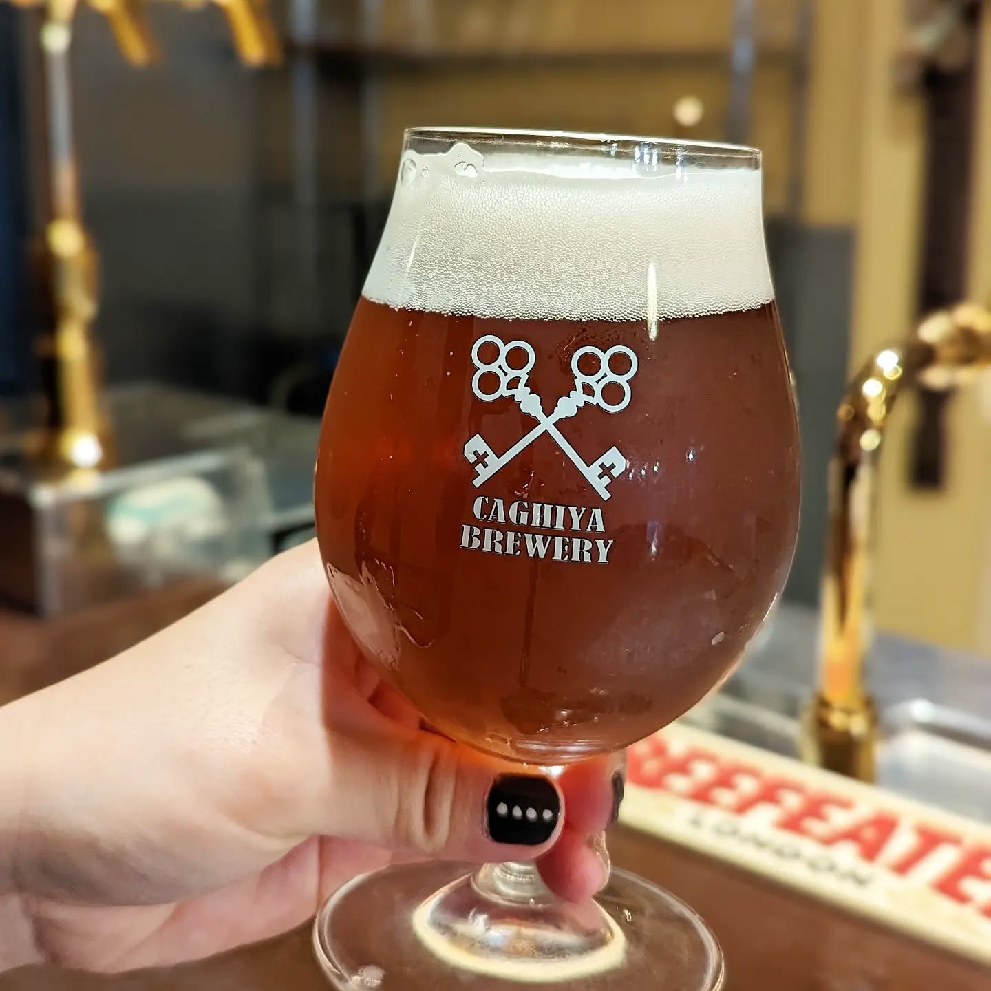 山本ホップが頂いたCAGHIYA BREWERYの「Mellow Yellow IPA」