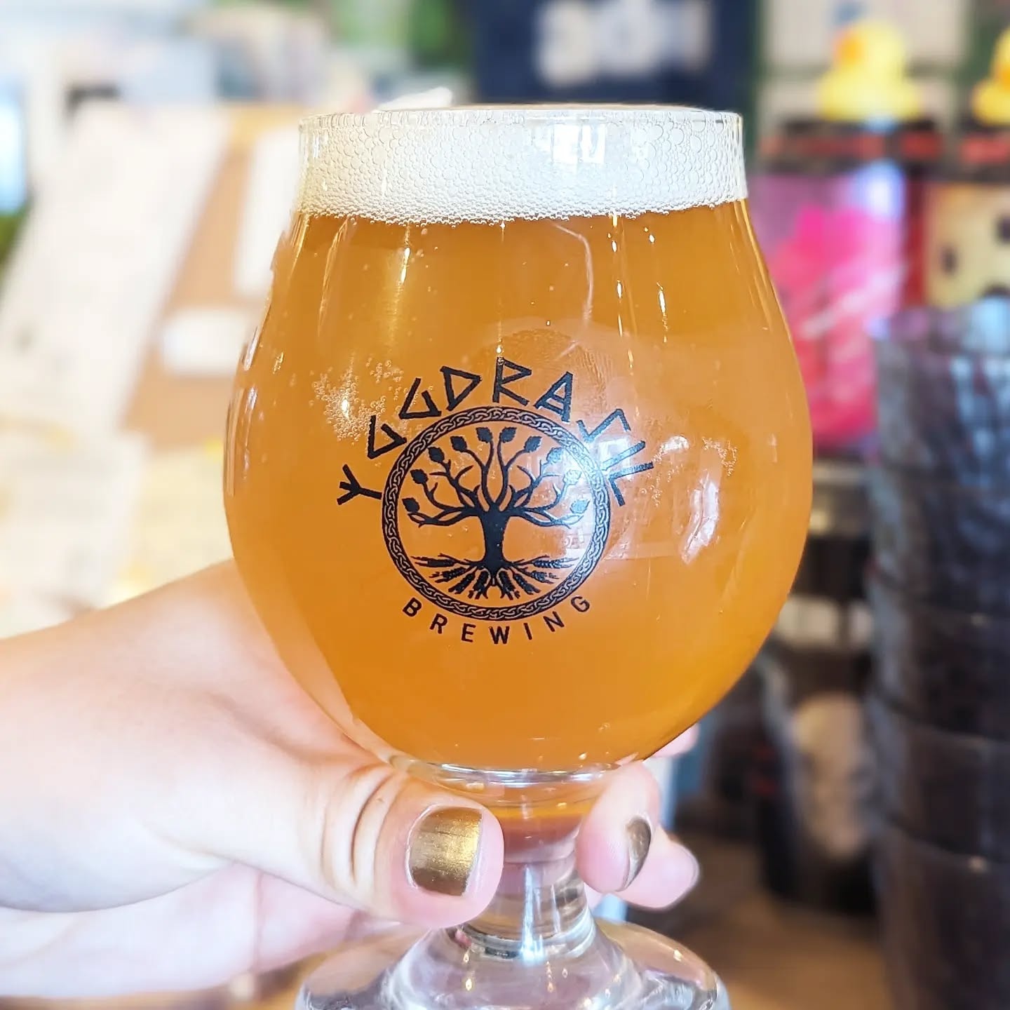 山本ホップが頂いたYggdrasil Brewingの「Vulgar Display of Lager」