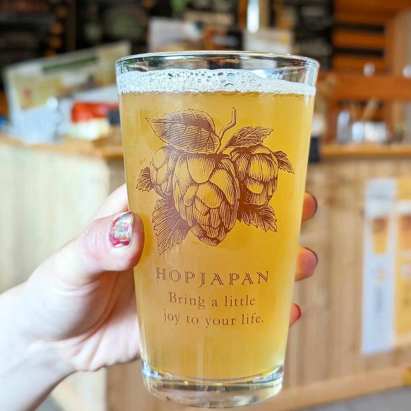 山本ホップが頂いたホップジャパン ホップガーデン・ブルワリーの「Hopjapan White」