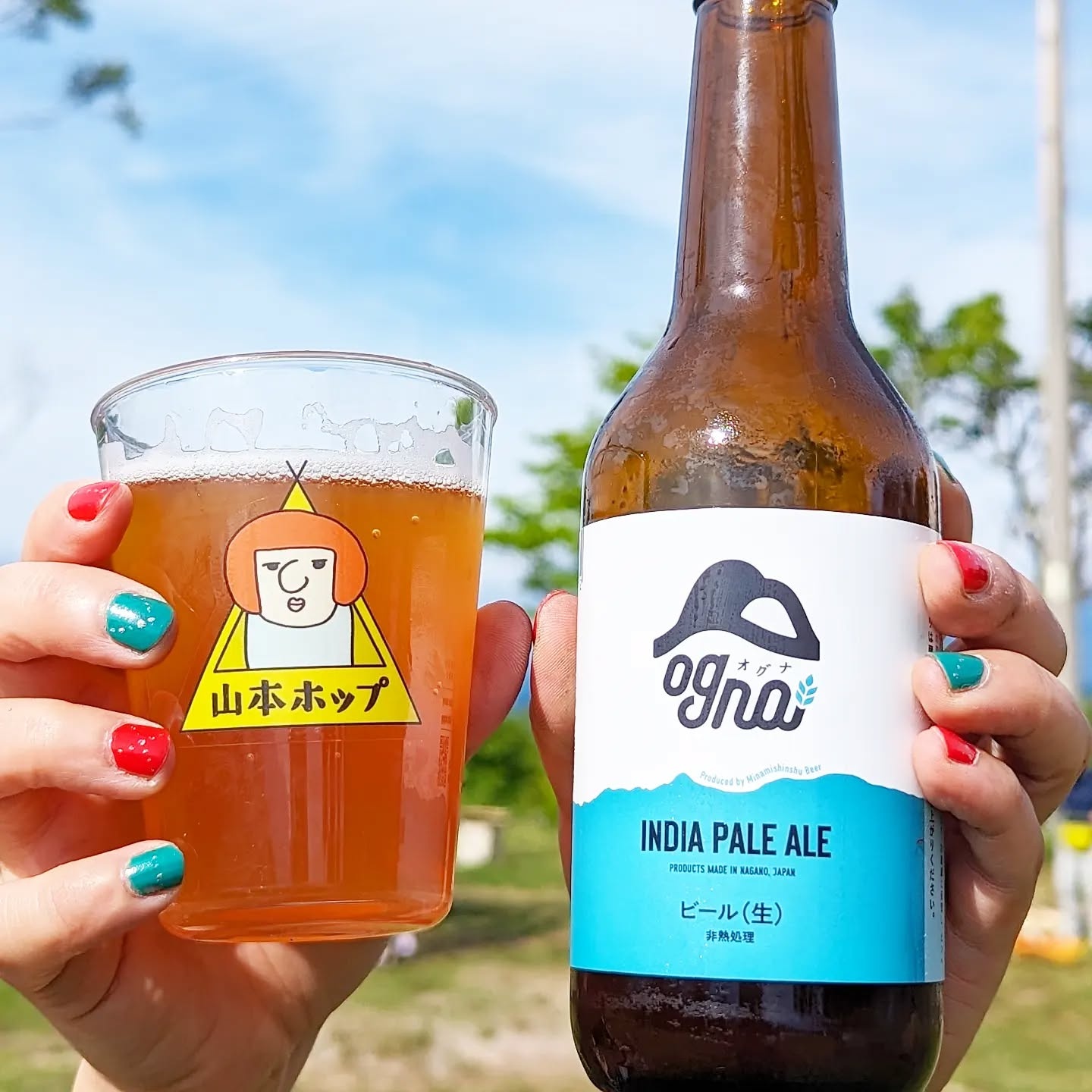 山本ホップが頂いた南信州ビールの「OGNA IPA」