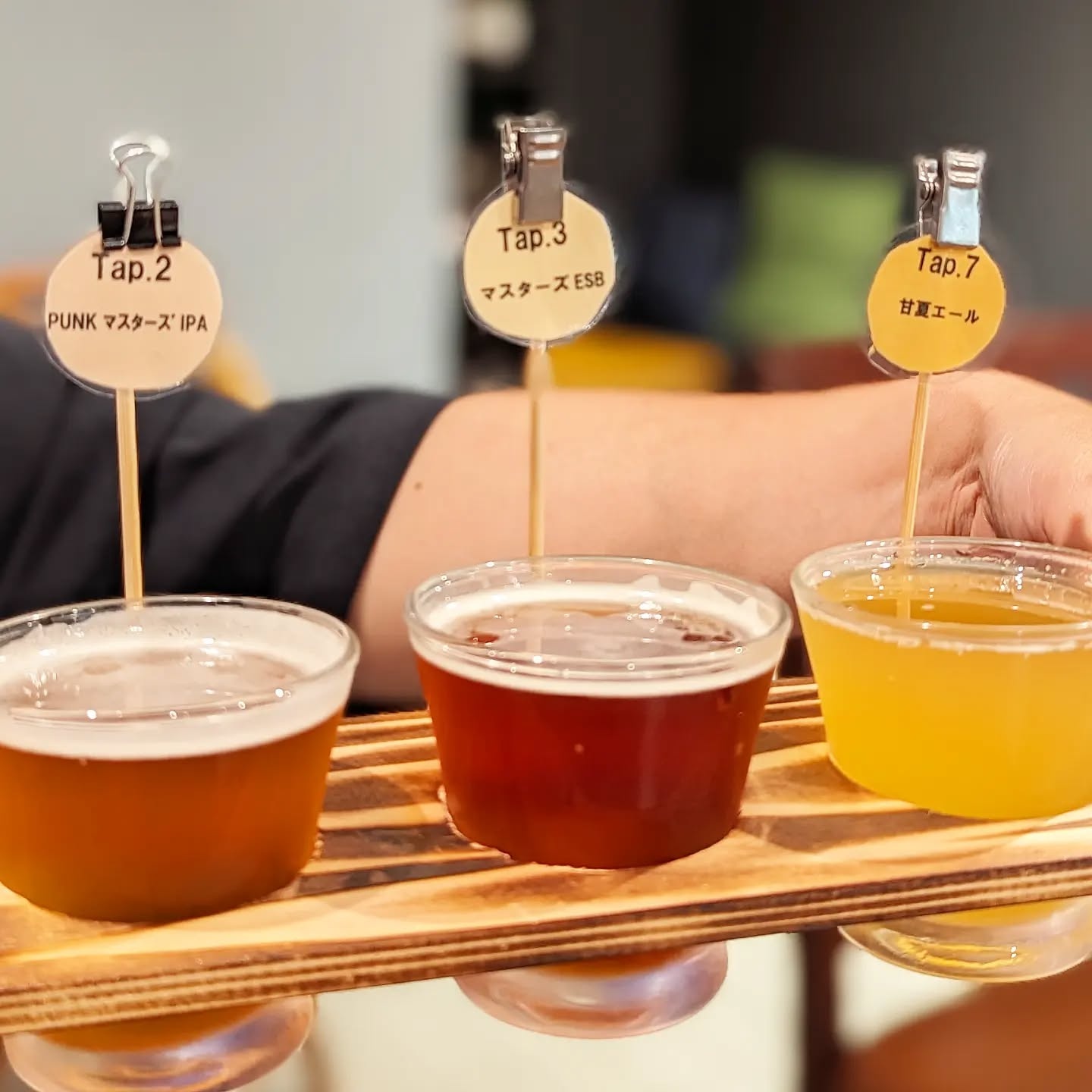 山本ホップが頂いたMASTERS BREWINGの「飲み比べ」