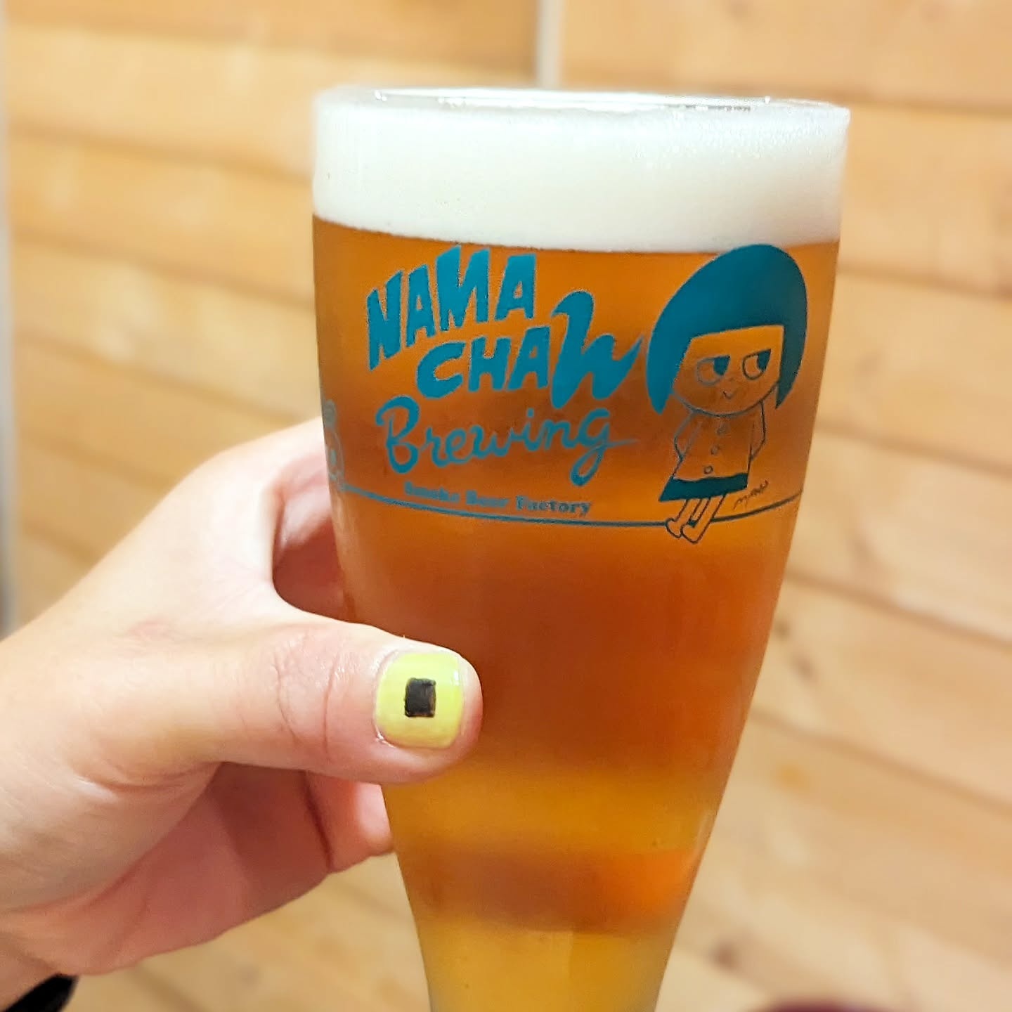 山本ホップが頂いたNAMACHAん Brewingの「エイジーハーモニーIPA」