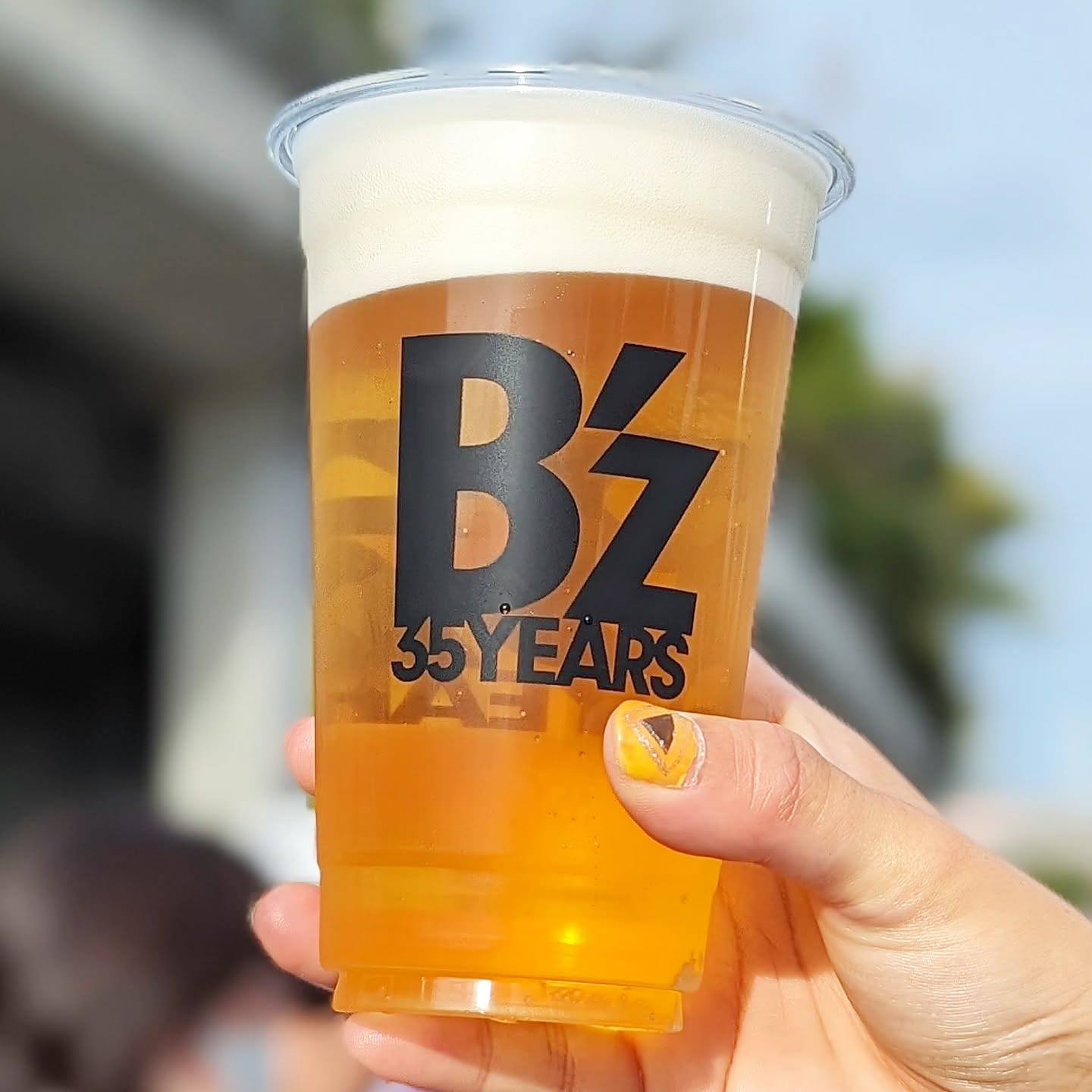 山本ホップが頂いたキリンビールの「一番搾り B’z 35Years Cup」