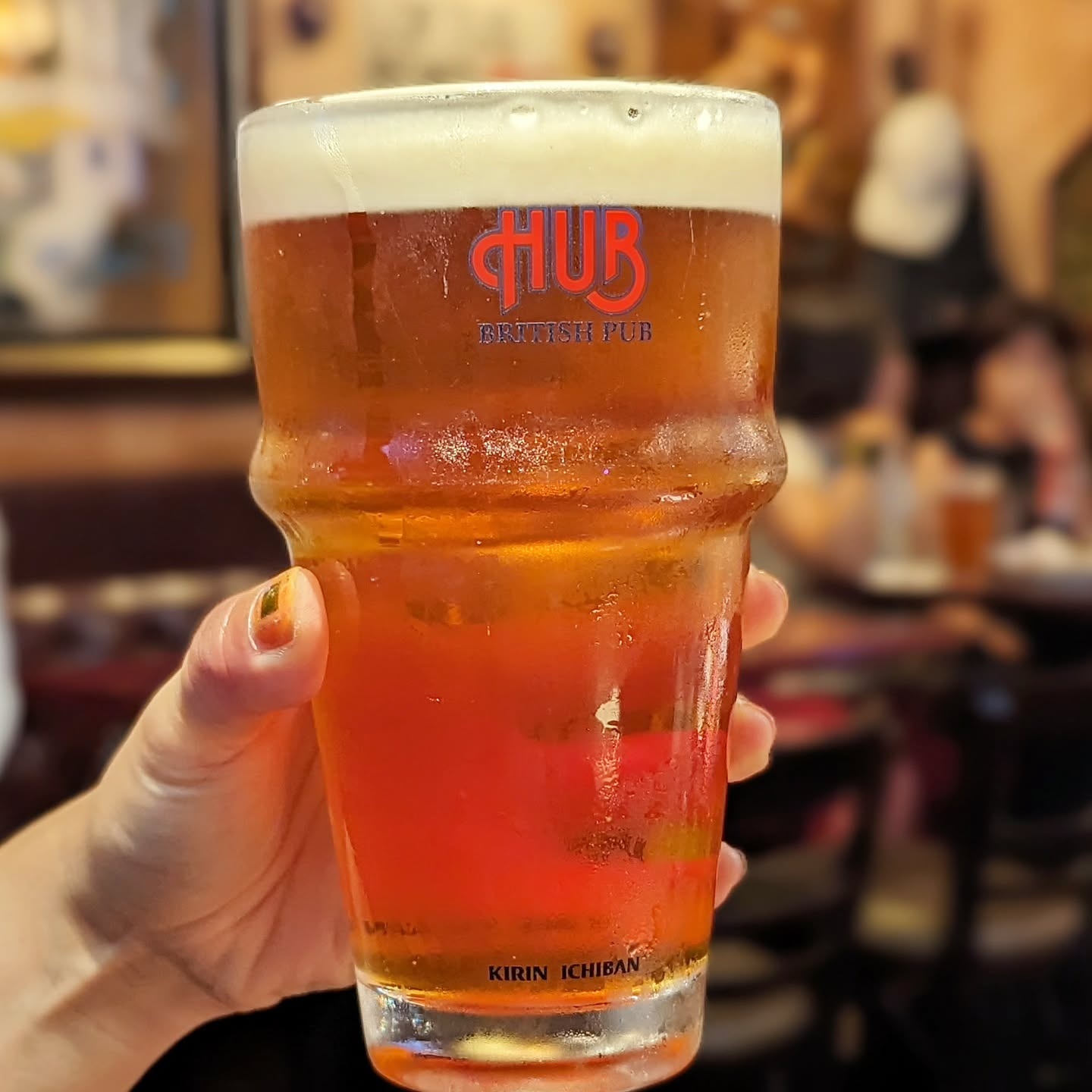 山本ホップが頂いたHUBの「HUB ALE」