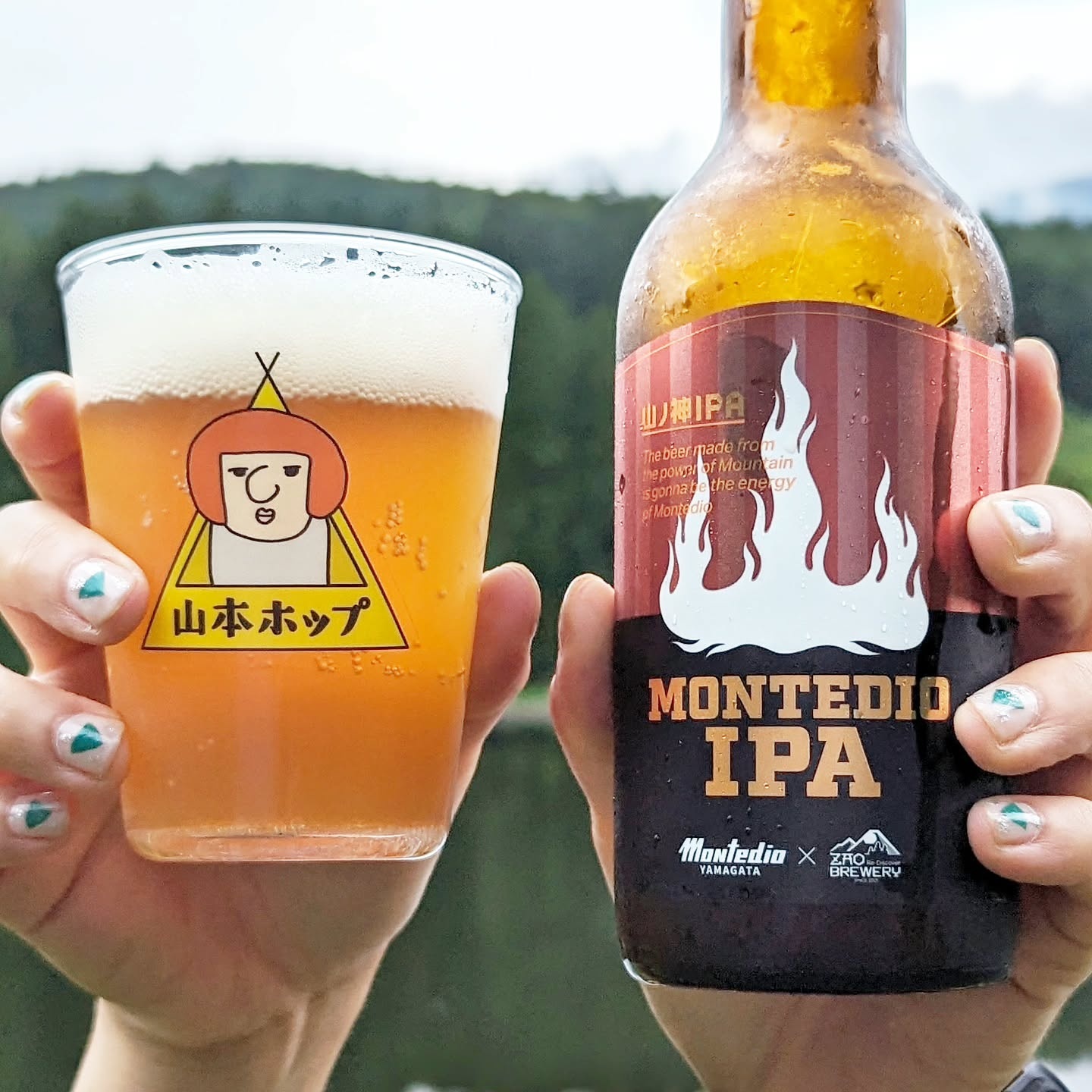 山本ホップが頂いたZAO BREWERYの「山の神IPA MONTEDIO IPA」