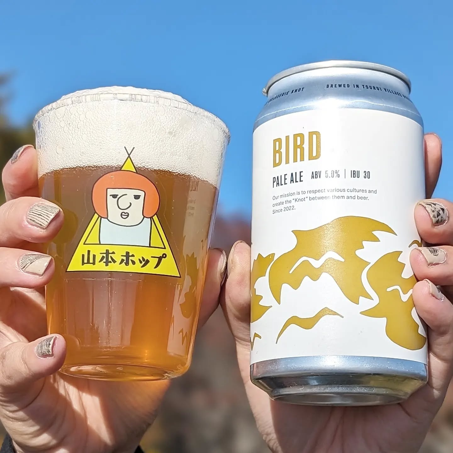 山本ホップが頂いたBrasserie Knotの「BIRD PALE ALE」