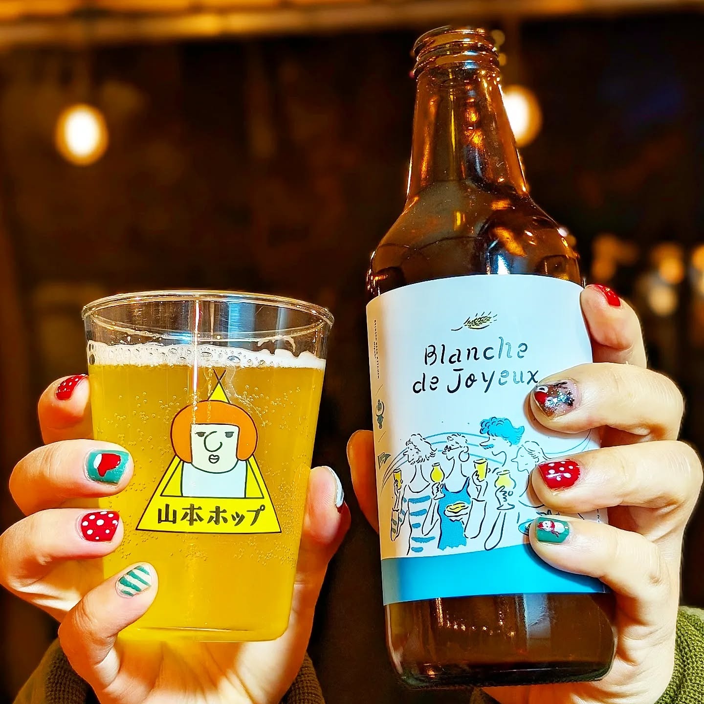 山本ホップが頂いたKUNITACHI BREWERYの「Blanche de Joyeux Belgian Wheat w/Flower」