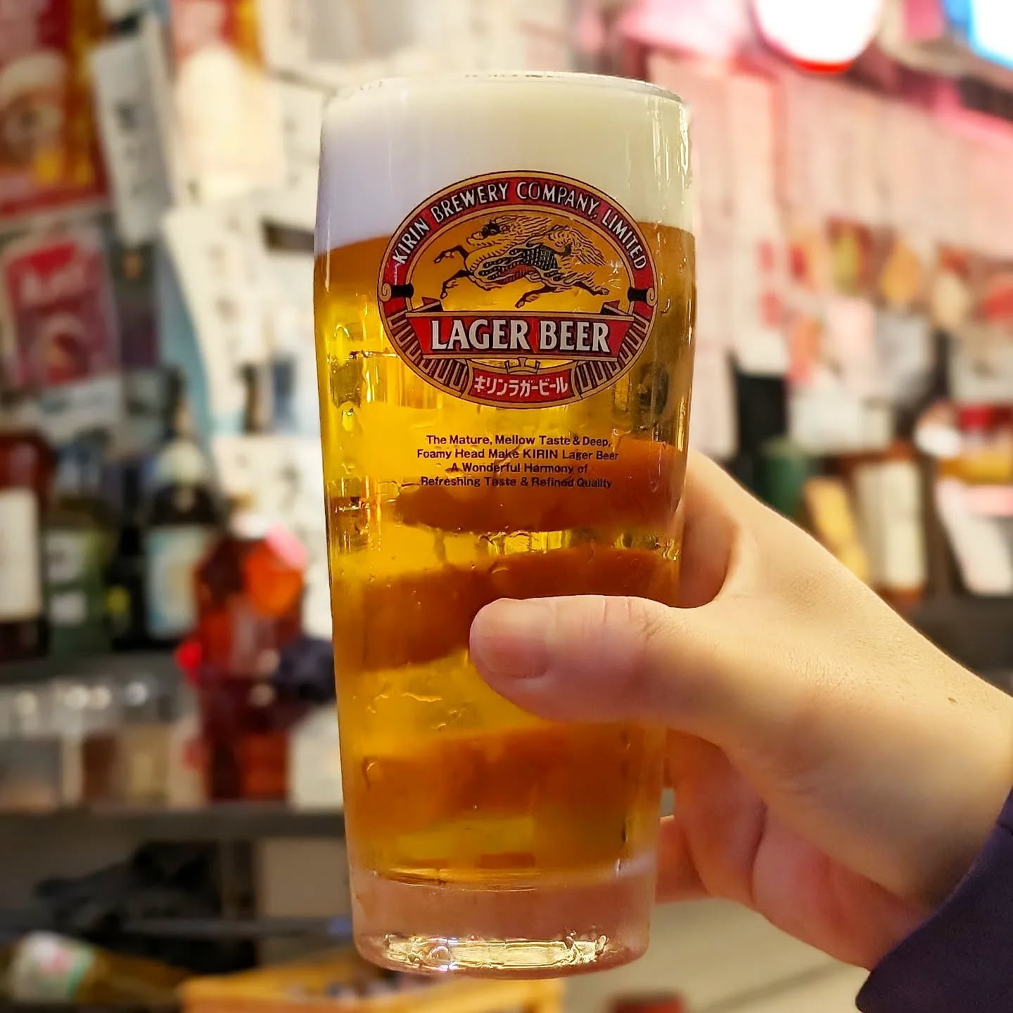 山本ホップが頂いたキリンビールの「キリンラガー生ビール」