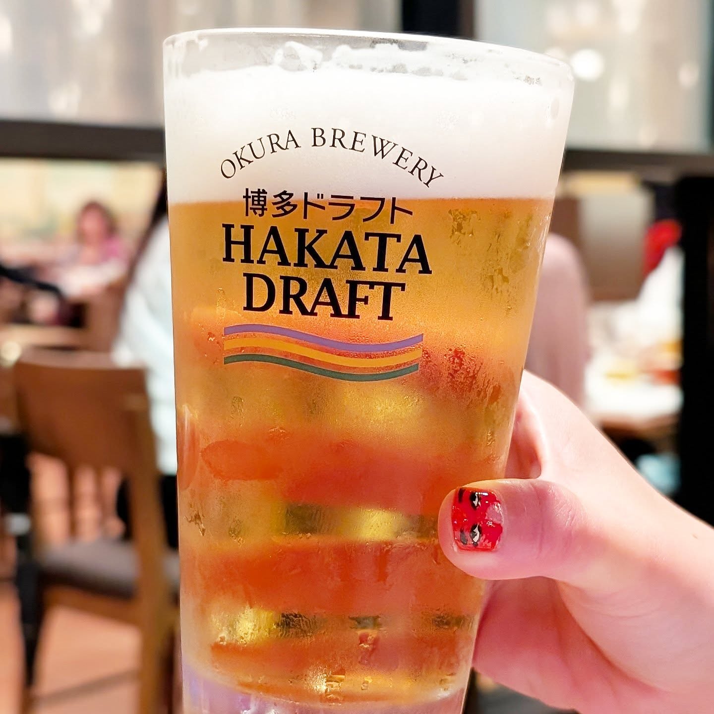 山本ホップが頂いたOKURA BREWERYの「クラフトビール 博多ドラフト オリジナルラガー」