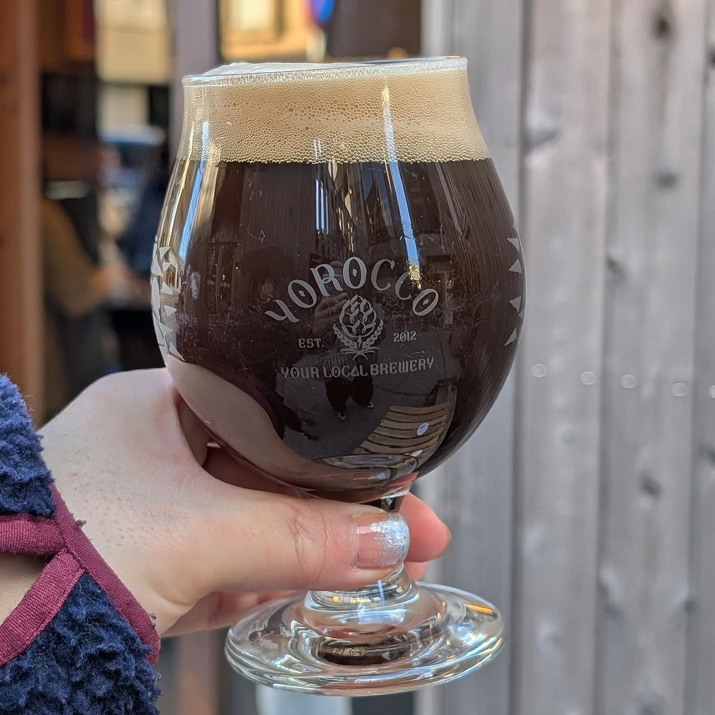 山本ホップが頂いたYOROCCO BEERの「BLACK SWORD Belgian Black IPA」